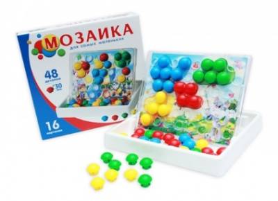 Купить РыжКот Мозаика "Мозайкин" чемодан со схемами в коробке (Арт. И-7495) в БУКВАЕШКА